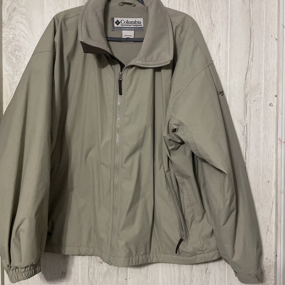 Columbia Other - Columbia‎ Men's Beige Zip-Up Jacket SZ Xl